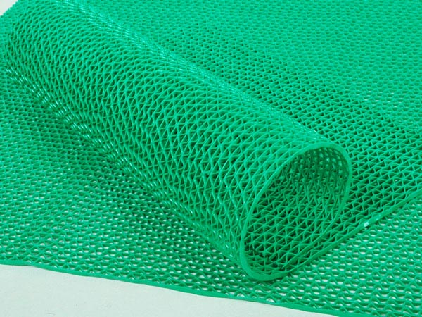 Thảm chùi chân nhựa lưới màu xanh lá