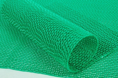 Thảm chùi chân nhựa lưới màu xanh lá